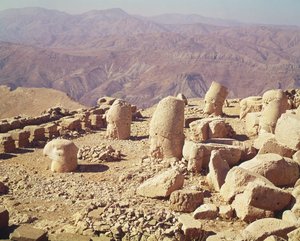 General View of the West Terrace by Greek